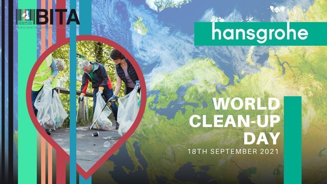 Cleaning up the World!  BITA joins the World Cleanup Day on 18th September 2021, supported by hansgrohe