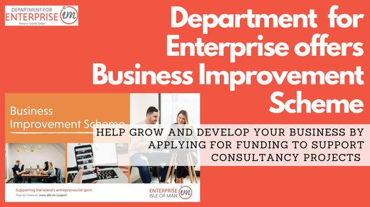 Department  for Enterprise offers Business Improvement Scheme
