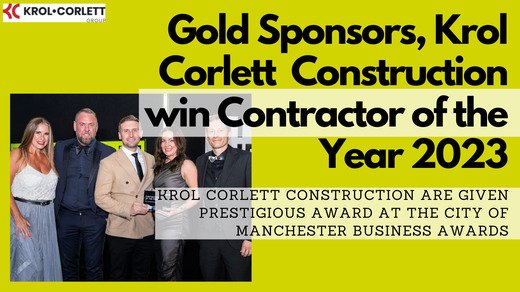 Gold Sponsors, Krol Corlett Construction win Contractor of the Year 2023