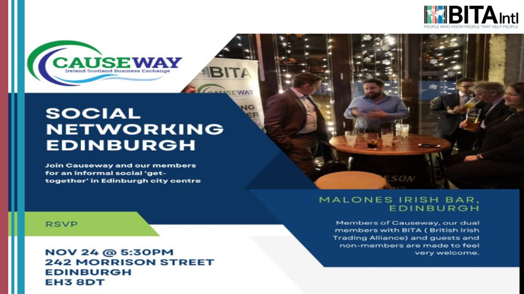 Causeway Edinburgh Social Networking Event
