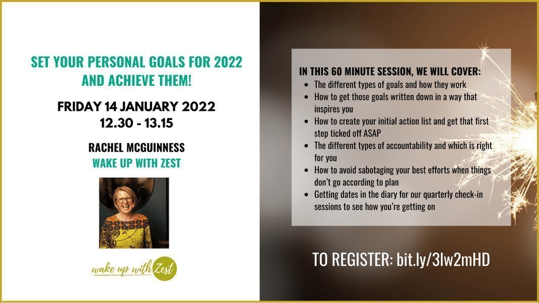 Set your personal goals for 2022 and achieve them!