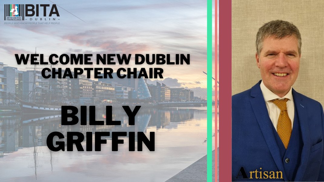Welcoming our new Dublin Chapter Chair, Billy Griffin!