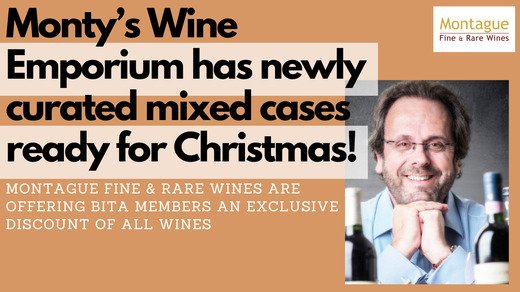 Monty’s Wine Emporium has newly curated mixed cases ready for Christmas!