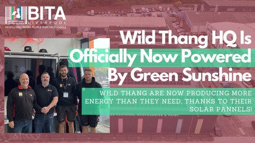 Wild Thang are now Powered by the Sun!