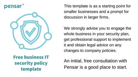 Business IT Security Policy Template