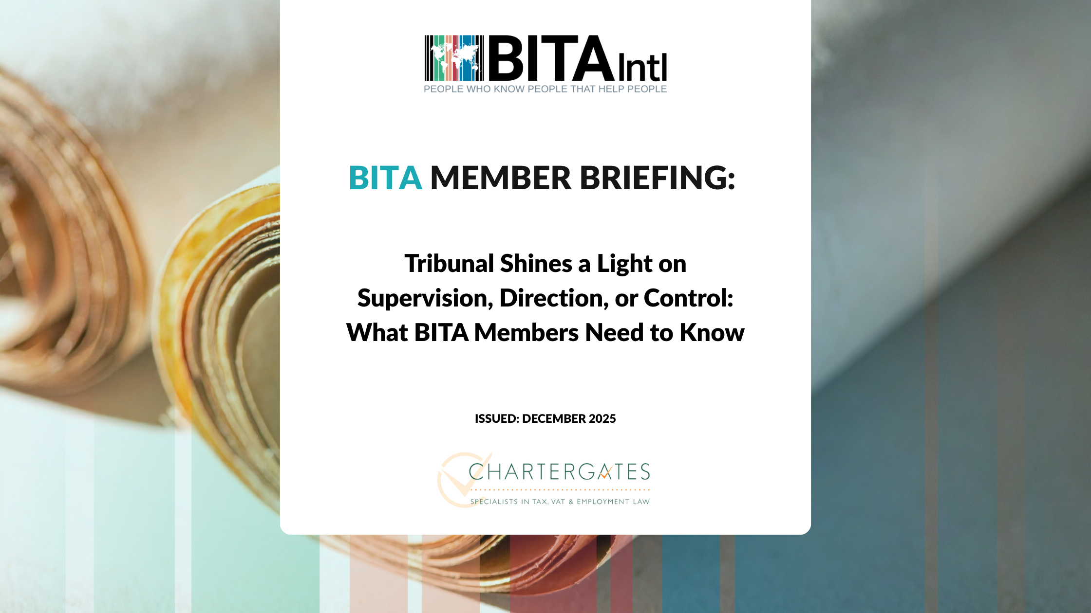 BITA MEMBER BRIEFING HMRC
