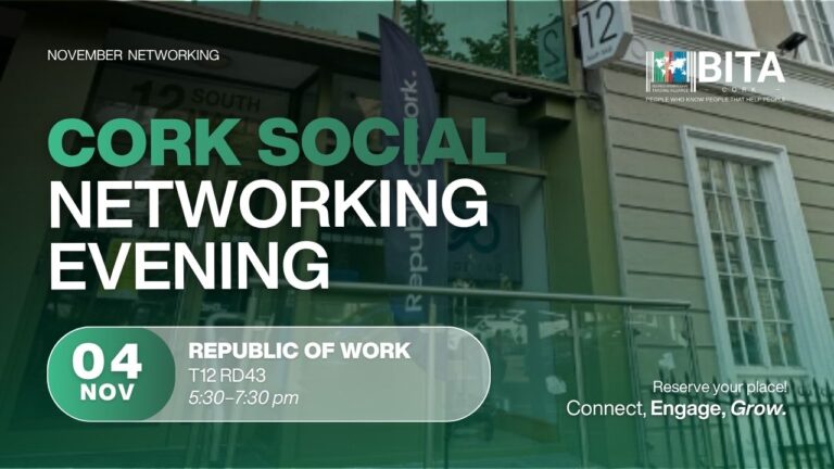 CORK SOCIAL Networking EVENING nov