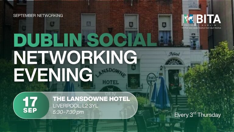 DUBLIN SOCIAL Networking EVENING SEP